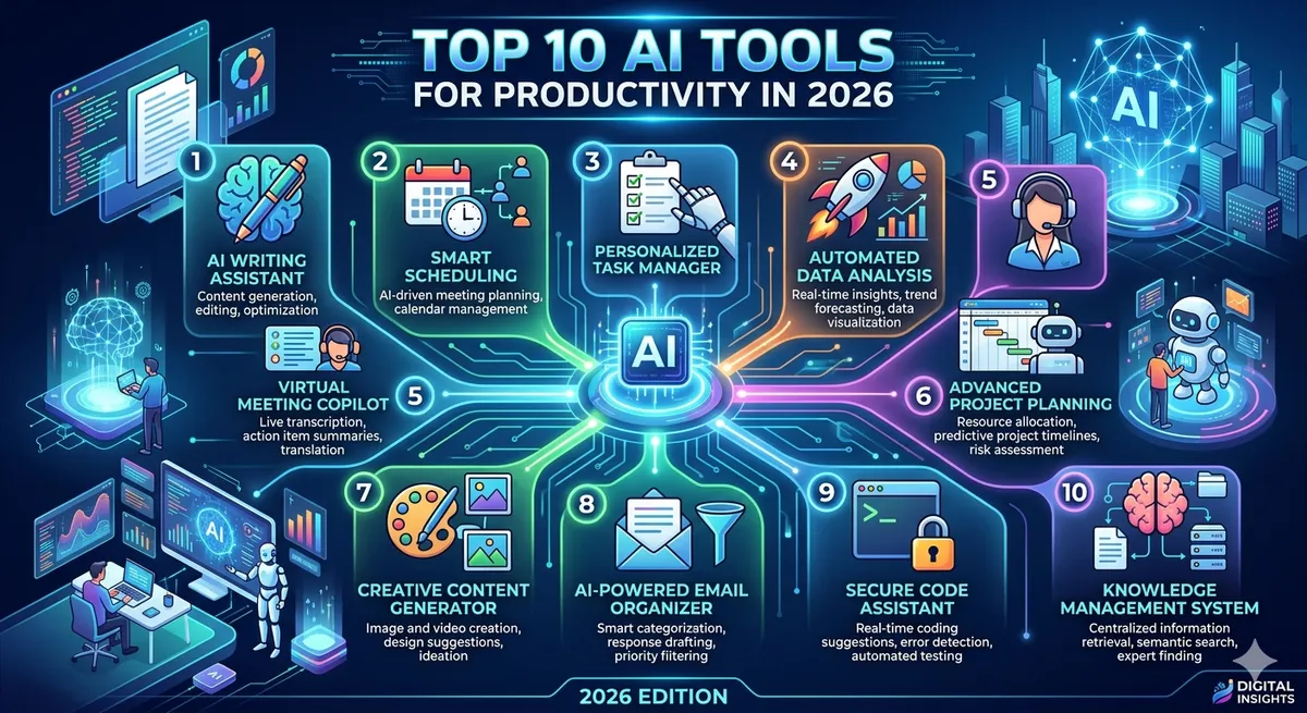 Top 10 AI Tools for Productivity in 2026: What Actually Works (From Someone Who Tried Everything) Top 10 AI Tools for Productivity in 2026: What Actually Works (From Someone Who Tried Everything)